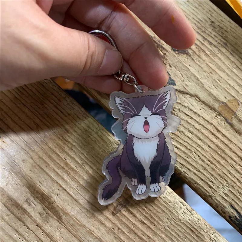 My Roommate Is A Cat Haru Keychain Strap Anime