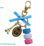 KC15 Macarons Effiel Tower Keychain Bag Charms