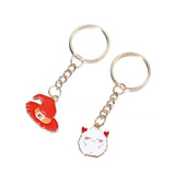 50Pcs Silver Round Split Keyfob Keyrings with Jump Ring for DIY Keychain
