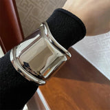 Exaggerated Branch Wide Edge Bangle for Girls
