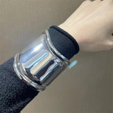 Exaggerated Branch Wide Edge Bangle for Girls