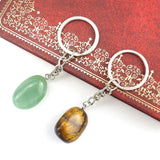 Agate Crystal Keychain Pendant Bag Key Chain
