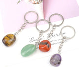 Agate Crystal Keychain Pendant Bag Key Chain