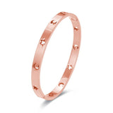 Stainless Steel Cuff Bangles Bracelet Wedding Party Charm