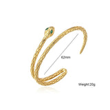 Vintage Curved Snake Bracelet Bohemian Bangle