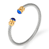 Stackable Bangle Cuff For Women Wedding CZ Dubai Silver Bracelets