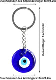 20 Eye Keychain Stylish Keyholder Decors Key Holder Accessory Gift