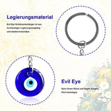 20 Eye Keychain Stylish Keyholder Decors Key Holder Accessory Gift