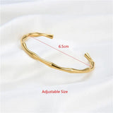 Bamboo Shape Adjustable Bracelet Woman Jewelry