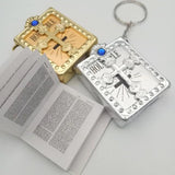 12pcs Religious Catholic Key Chain Gift Cross Bible Pendant