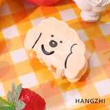 Retro Puppy Hair Claws with Shark Clips for Women