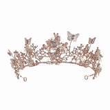 Pearl Rhinestone Bridal Crown Tiara Wedding Hair Accessories
