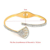 Natural Shell Cuff Bracelet Stainless Steel Arm Bangle