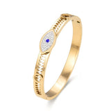 Enamel Bangle Stainless Steel Woman Bracelet Jewelry Gift