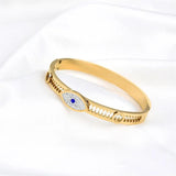 Enamel Bangle Stainless Steel Woman Bracelet Jewelry Gift
