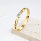 Enamel Bangle Stainless Steel Woman Bracelet Jewelry Gift