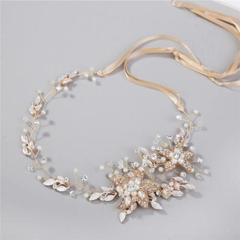 Western Bride Wedding Leaf Comb Hair Accessories