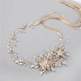 Western Bride Wedding Leaf Comb Hair Accessories