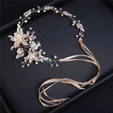 Western Bride Wedding Leaf Comb Hair Accessories