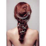 6Pcs Bridal Pearl Flower Headpiece Hair Pin Hairpin