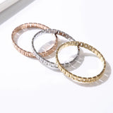 Hollow CZ Crystal Bracelet Stainless Steel Classic For Women