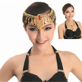 Boho Coin Head Chain Hair Band Dance Show Jewelry