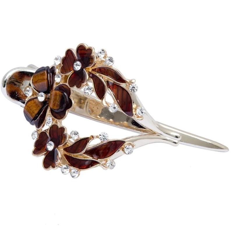 Colorful Flower Bridal Wedding Hair Clip