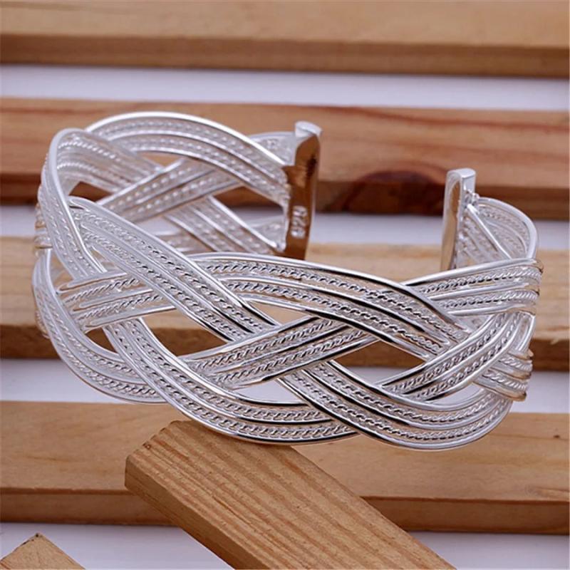 Women's Mesh Cross Bracelet & Bangles for Wedding Party
