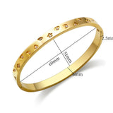 Cz Crystal Bracelets Stainless Steel Star Moon Heart Charms Bracelet for Women