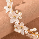 Hot Pearl Flowers Headband Bridal Hair Jewellery