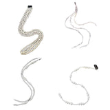Pearl Beaded Hair Clip Hair Chain Clip Hair Rope For Braids