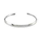 Stainless Steel 4mm Opening Bangle Bracelet Classic Cuff Bangles