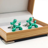 iGame Men's Balloon Dog Cuff Links - Funny Copper Gift