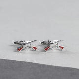 Double Gun Shotgun Cufflinks Metallic Paint Men's Shirt Suit Cuff Button