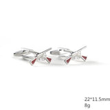 Double Gun Shotgun Cufflinks Metallic Paint Men's Shirt Suit Cuff Button