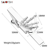 Bagpipe Music Tie Clip for Men Business Shirt Necktie Pin Clasp