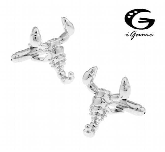 iGame Scorpion Cuff Links Silver Copper Shirt Cufflinks