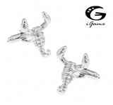 iGame Scorpion Cuff Links Silver Copper Shirt Cufflinks