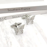 Personalised Butterfly Cufflinks for Women 2/Set Wedding Suit Cuff Links Gift