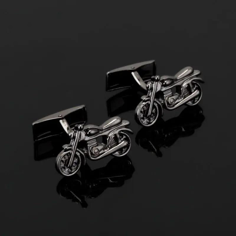 3D Motorcycle Cufflinks for Mens Shirt High Business Jewelry