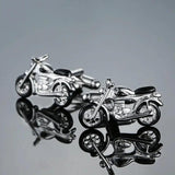 3D Motorcycle Cufflinks for Mens Shirt High Business Jewelry