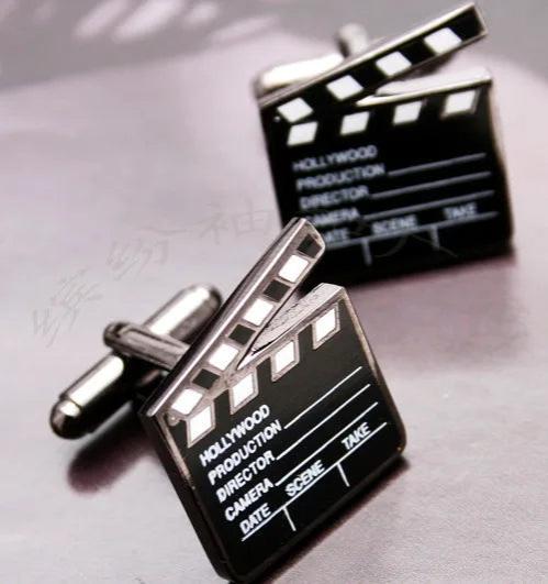Stainless Steel Clapperboard Cufflinks MC-081
