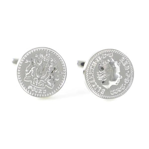 British Pound Coin Cuff Links - Father's Gift - Birthday Cuff Links