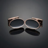 Red Wood Cufflinks for Men's Shirt Wedding Gift