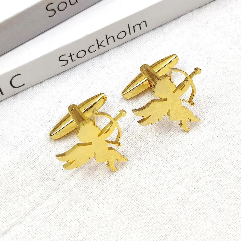 Personalized Cupid Love Cufflinks for Women Classic Angel God Arrow