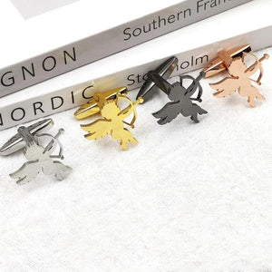 Personalized Cupid Love Cufflinks for Women Classic Angel God Arrow