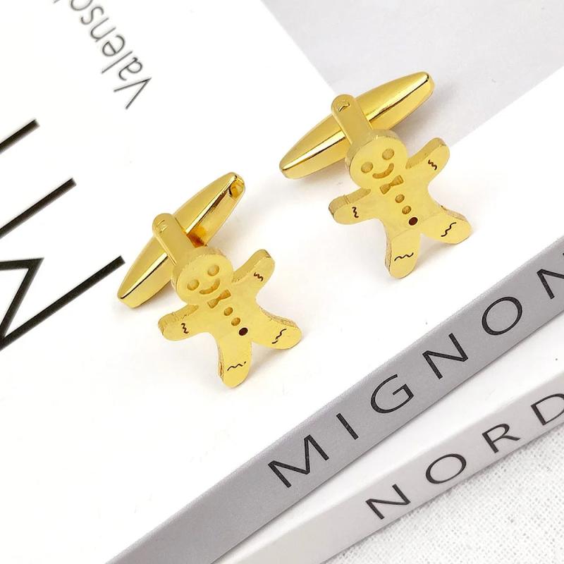 Men's Stainless Steel Cufflinks Wedding French Shirt Jewelry