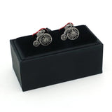 iGame Supply Bicycle Cufflinks Gunblack Leisure Bike Brass Cuff Links