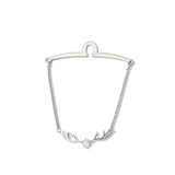 Crystal Zircon Antlers Tie Chain Deer Head Tassel Tie Clip Men's Accessories