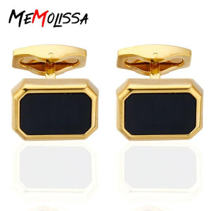MeMolissa Gem Square French Cufflinks for men